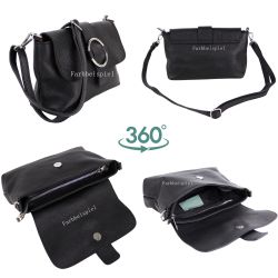 MIRROSI Umhängetasche Damen, Echtleder, Leder, Made günstig online kaufen