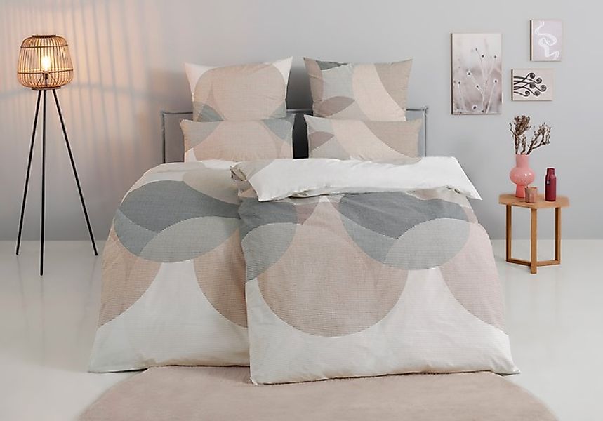 BIERBAUM Bettwäsche "Carla in Gr. 135x200 oder 155x220 cm" 2 Stk. tlg. Bett günstig online kaufen