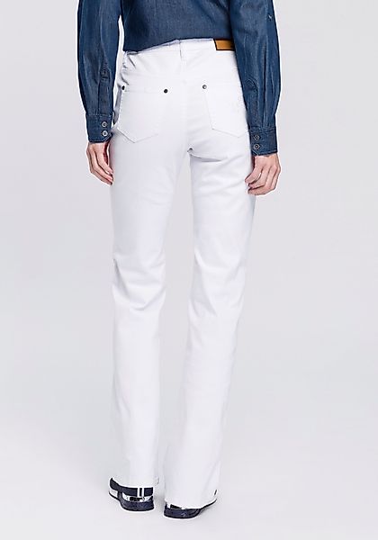 Arizona Bootcut-Jeans "Comfort-Fit", ausgestellte Beinform, mit Eingrifftas günstig online kaufen