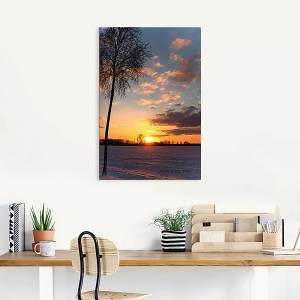 Artland Wandbild "Sehnsucht Momente der Natur", Bilder vom Sonnenuntergang günstig online kaufen