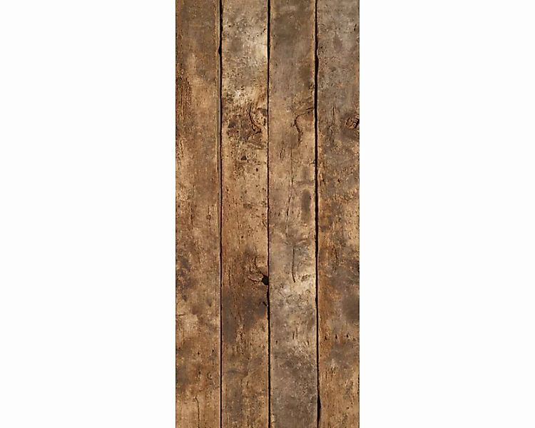 Trtapete "Holzbretter" 0,91x2,11 m / selbstklebende Folie günstig online kaufen