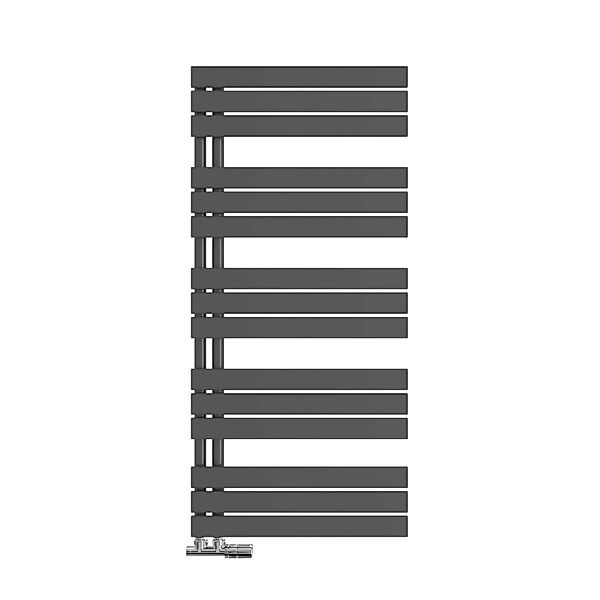 Emke Badheizkörper 130x60cm 838W Anthrazit Handtuchwärmer für Badezimmer Ha günstig online kaufen