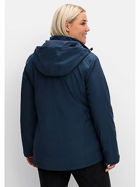 Sheego 3-in-1-Funktionsjacke "Große Größen", mit Kapuze, mit Fleece-Innenja günstig online kaufen