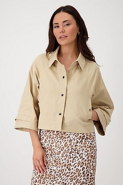 Monari Kurzjacke Jacke Trench Mit Rundhalsausschnitt günstig online kaufen