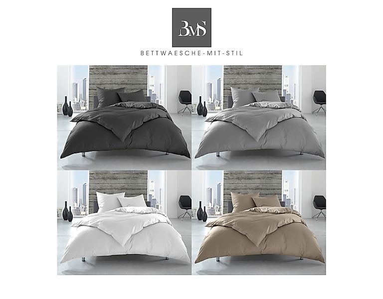 BETTWAESCHE-MIT-STIL Bettwäsche Linon / Renforcé Hotelbettwäsche günstig online kaufen