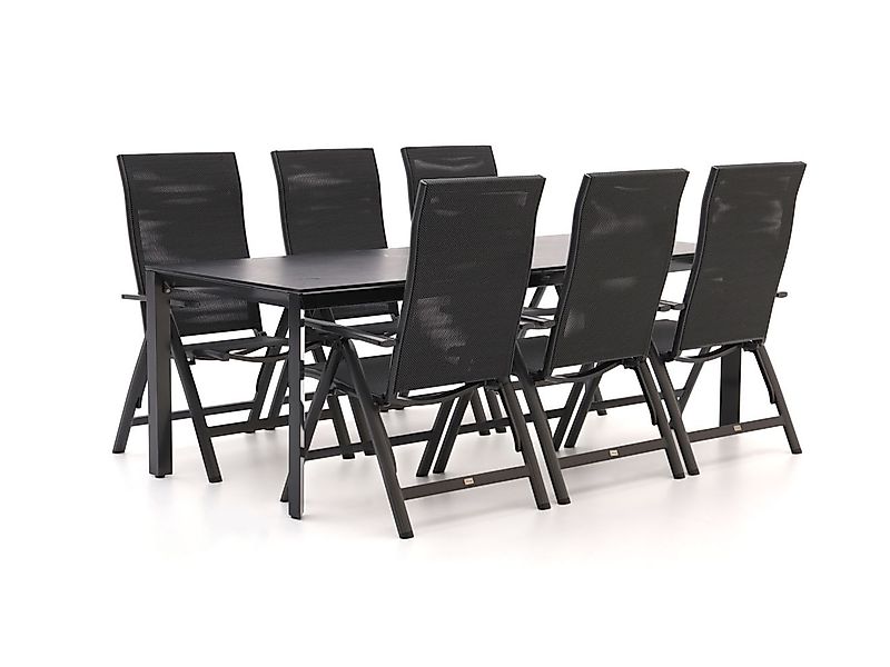 Bellagio Avio/Sestino 220 cm Gartenmöbel-Set 7-Teilig verstelbaar günstig online kaufen