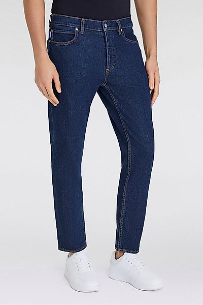 HUGO Blue Tapered-fit-Jeans Brody mit Stone-washed-Finish günstig online kaufen