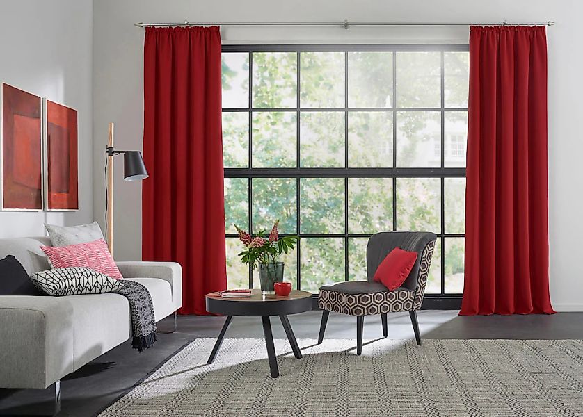 Wirth Vorhang "Dim out" Kräuselband 1 Stk. tlg. günstig online kaufen