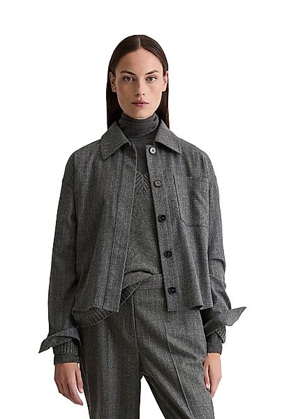 Marc OPolo Kurzjacke "aus Wolle-Viskose-Mix-Stretch" ohne Kapuze günstig online kaufen