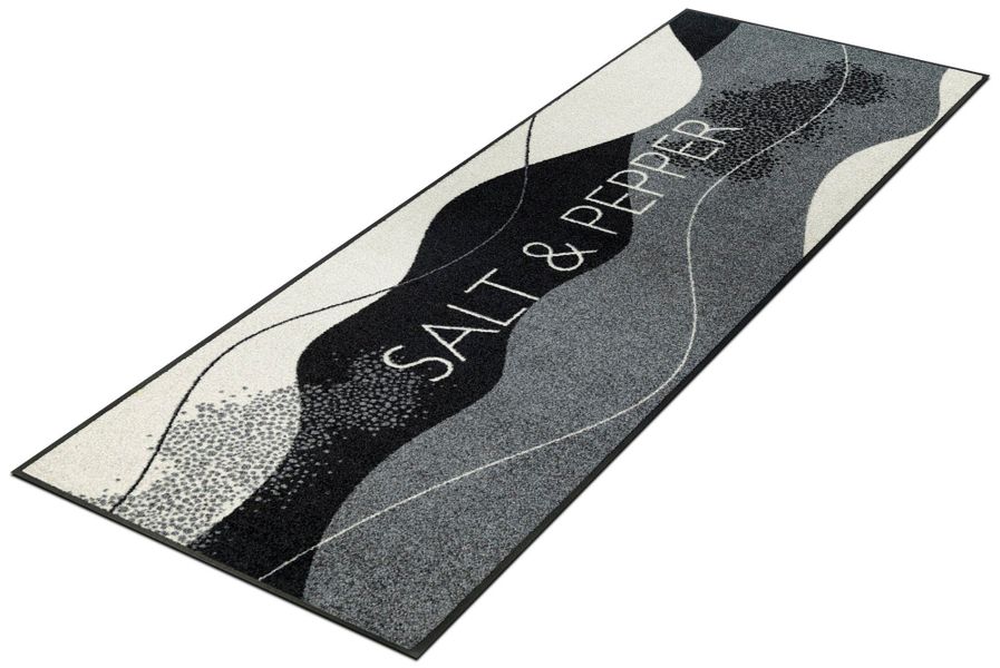 wash+dry by Kleen-Tex Läufer "Salt & Pepper" rechteckig 7 mm Höhe Teppich günstig online kaufen