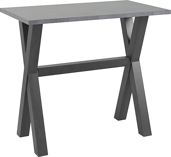 Mäusbacher Bartisch, Gestell in X-Form (Breite 120, 140 oder 160 cm) günstig online kaufen