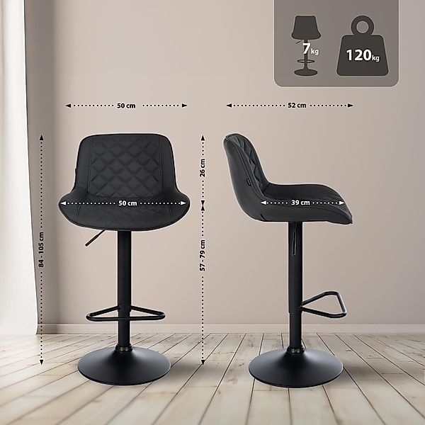 CLP Barhocker Kasson (2er Set, 2 günstig online kaufen