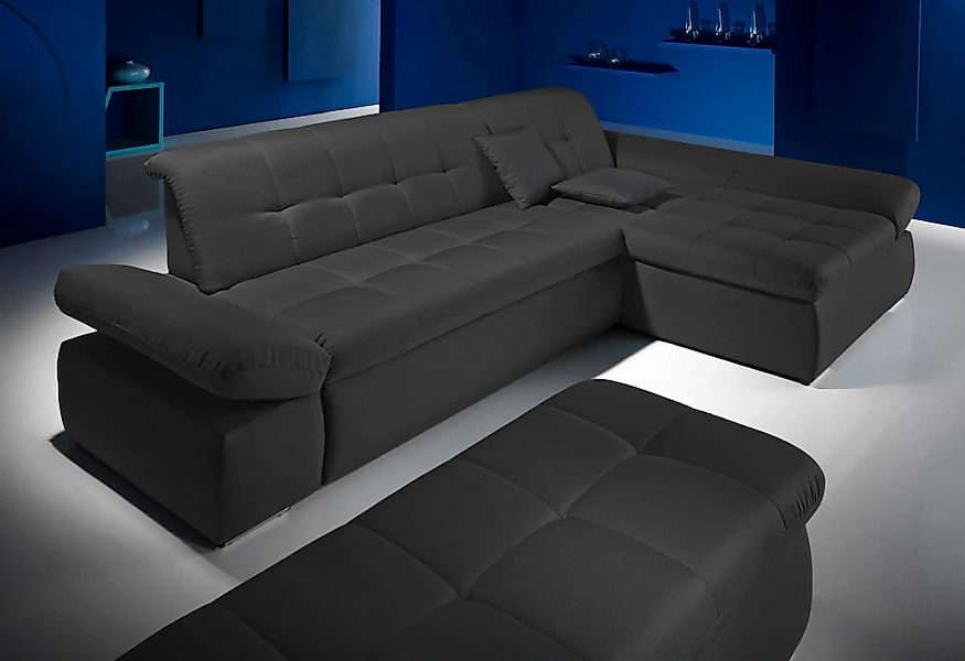 INOSIGN Ecksofa "ESRA, zeitlos und elegant. Breite 300cm, L-Form", wahlweis günstig online kaufen