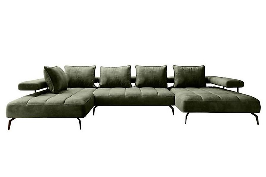 Friderik-EU Ecksofa Ecksofa MONTELLA XL Elektrisch mit Schlaffunktion 372 c günstig online kaufen