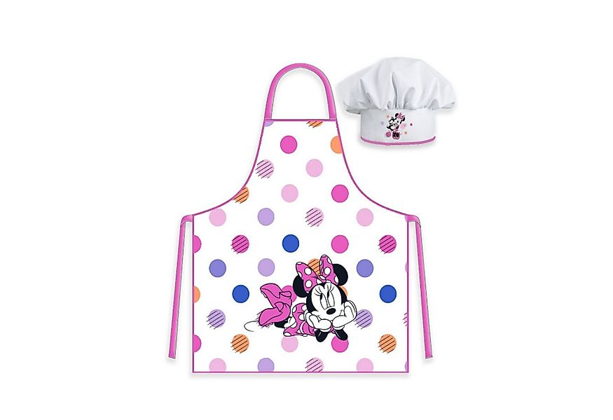 Disney Minnie Mouse Kochschürze Küchenset – Schürze und Mütze für Kinder günstig online kaufen