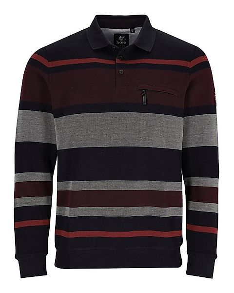 Hajo Sweatshirt Sweatshirt in Zweitonringel allover - stay fresh-Qualität günstig online kaufen