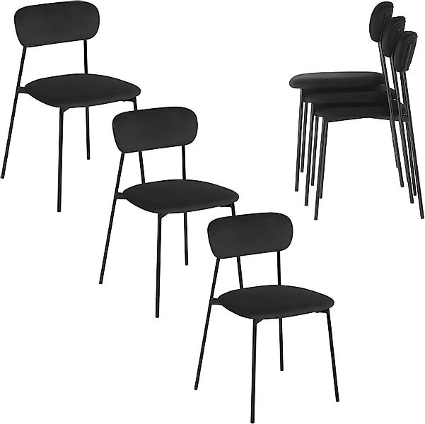 EUGAD Esszimmerstuhl (6 St), 4er Set, günstig online kaufen