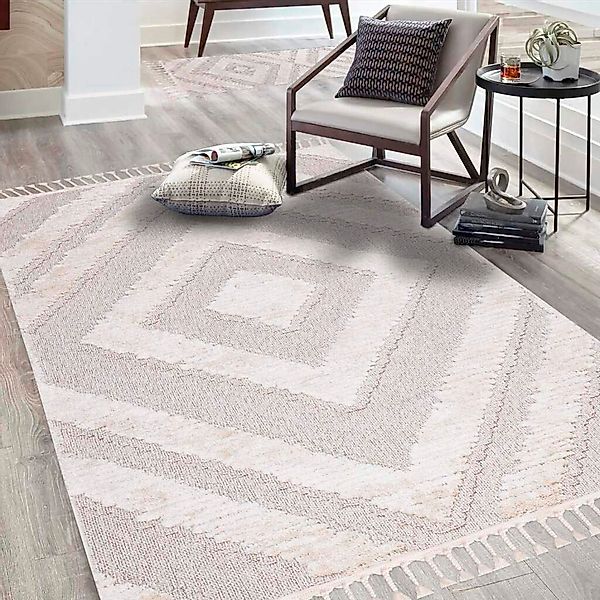 Carpet City Hochflor-Teppich »Valencia 813«, rechteckig, 20 mm Höhe, Läufer günstig online kaufen
