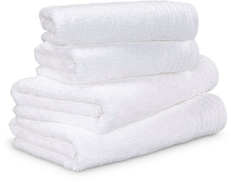Möve Handtuch Set "New Classic" 4 Stk. Walkfrottier 2x Hand- und 2x Duschtü günstig online kaufen