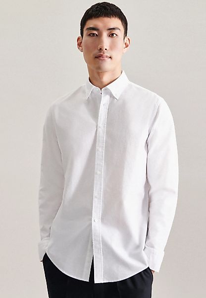 seidensticker Businesshemd "Shaped", Shaped 1/1 Button-Down-Kragen Uni günstig online kaufen