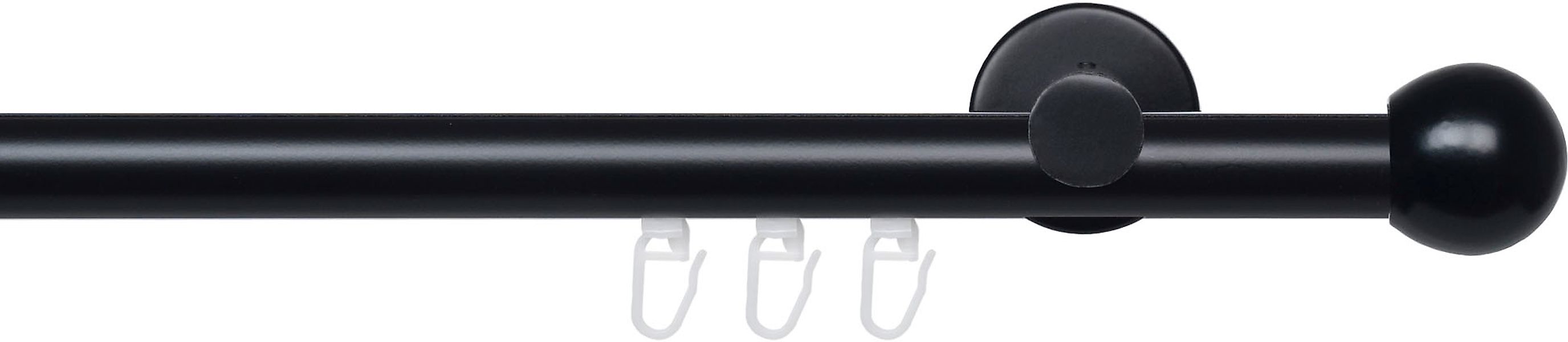 Liedeco Gardinenstange »Innenlaufgarnitur 20 mm Blues Kugel« Ø 2 mm 1 läufi günstig online kaufen