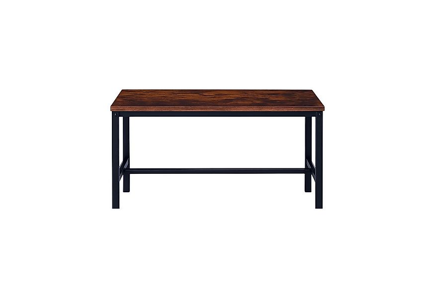 relaxdays Essbank Sitzbank Esszimmer 2er Set Industrial, dunkelbraun günstig online kaufen