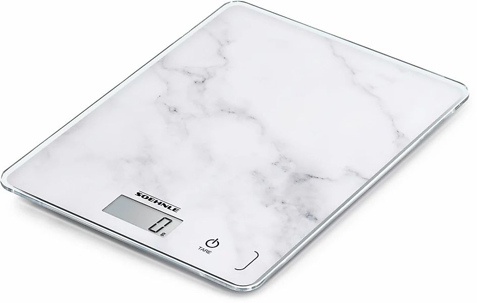 Soehnle Küchenwaage "Page Compact 300 Marble" Tragkraft 5 kg, 1 g genaue Te günstig online kaufen