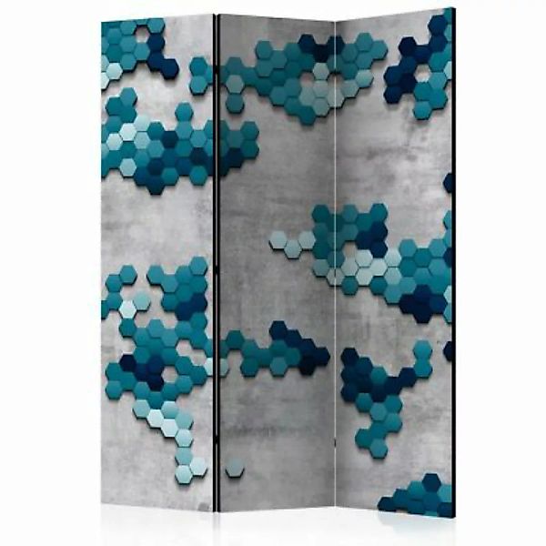 artgeist Paravent Sea puzzle [Room Dividers] graublau Gr. 135 x 172 günstig online kaufen