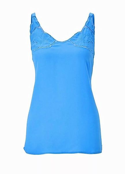 heine T-Shirt HEINE Damen Top mit Stickerei, azurblau günstig online kaufen