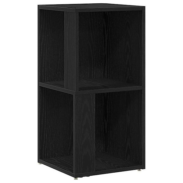 vidaXL Fächerschrank Eckschrank Schwarz Eiche 33x33x67 cm Holzwerkstoff (1- günstig online kaufen