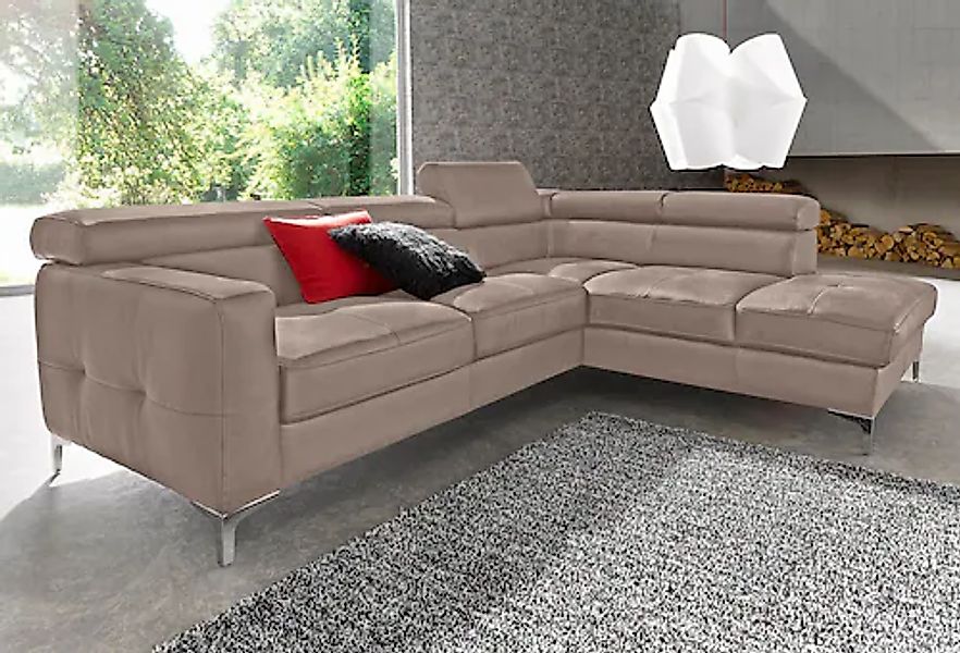 COTTA Polstergarnitur »Sammy L-Form«, (Set), Set bestehend aus: Ecksofa mit günstig online kaufen