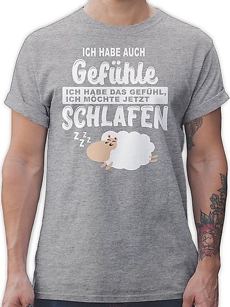 Shirtracer T-Shirt Ich habe auch Gefühle Ich habe das Gefühl ich möchte jet günstig online kaufen