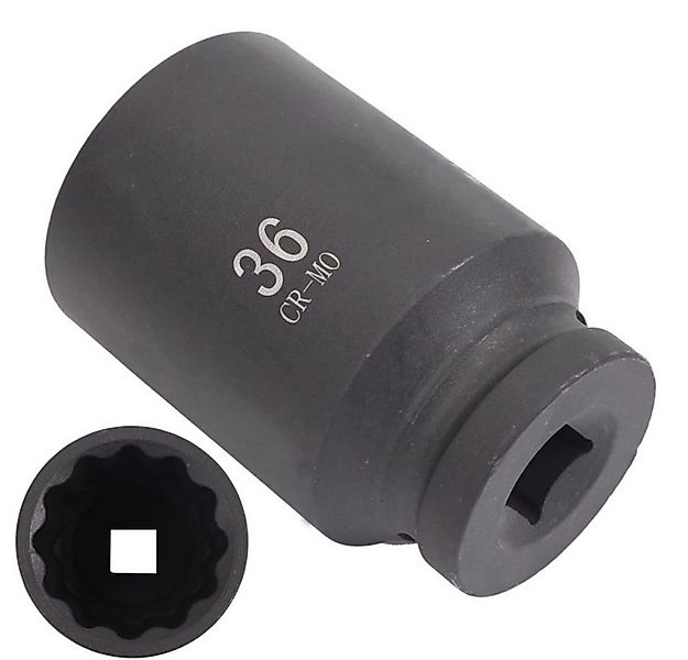 CCLIFE Steckschlüssel Vielzahn Nuss Schlagschrauber CR-MO Stahl 12 Kant Ste günstig online kaufen