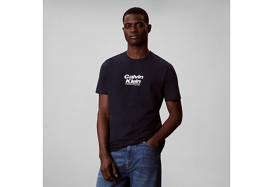 Calvin Klein Jeans T-Shirt Rundhalsausschnitt, Regular Fit, Logoschriftzug günstig online kaufen