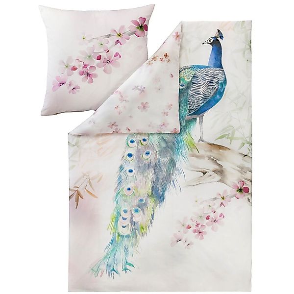 Estella Bettwäsche Peacock 4733 985 Multicolor, günstig online kaufen