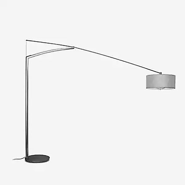 Vibia Balance Bogenleuchte, Chrom - Schirm Aluminium - 260 cm günstig online kaufen