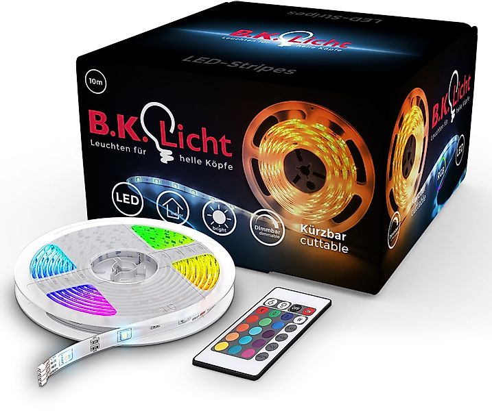B.K.Licht LED-Streifen Lucilla, 10m LED Stripe günstig online kaufen