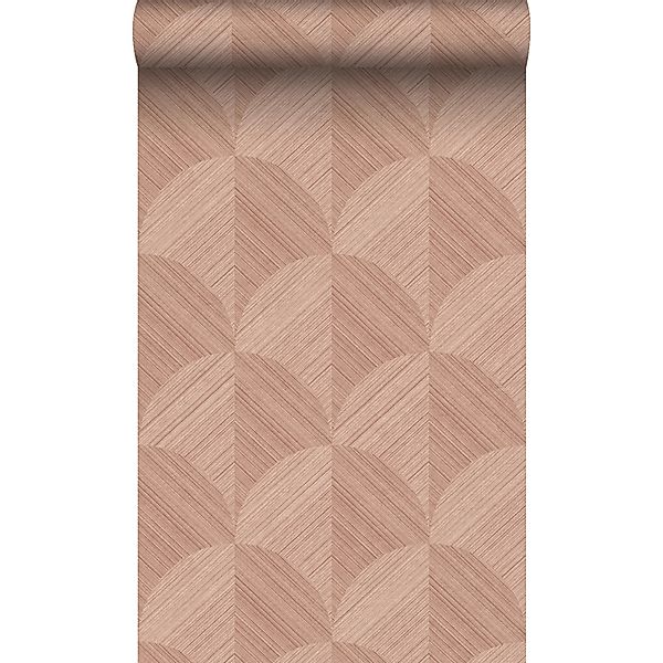Origin Luxury Wallcoverings Tapete 3D Muster Terrakottarosa 53 Cm X 1005 Cm günstig online kaufen