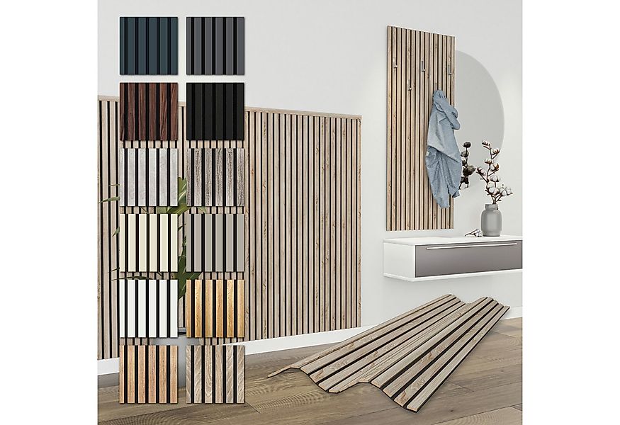 Hexim Wanddekoobjekt APH06 (Akustikpaneele 4 Stück 138,5x60cm Holz Comfort günstig online kaufen