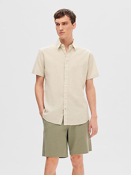 SELECTED HOMME Kurzarmhemd SLHREG-SUN SHIRT SS günstig online kaufen
