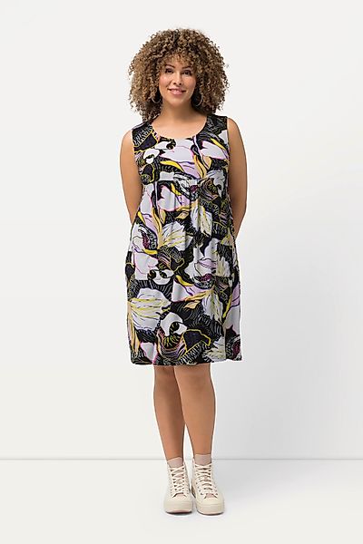 Ulla Popken Minikleid Jersey-Minikleid floraler Druck günstig online kaufen