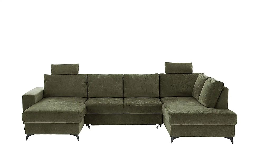 uno Wohnlandschaft mit Schlaffunktion Salamanca ¦ grün ¦ Maße (cm): B: 280 günstig online kaufen