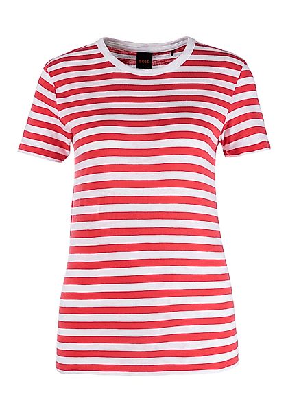 BOSS ORANGE T-Shirt Esla Striped Premium günstig online kaufen