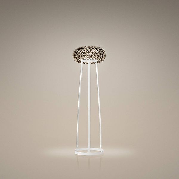 Foscarini Caboche Plus Stehlampe 154cm rauchgrau günstig online kaufen