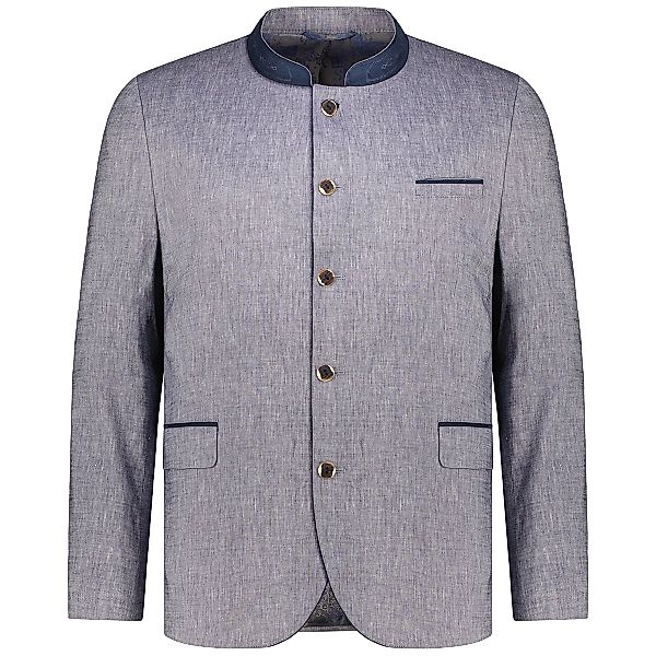 Weis Trachtensakko aus Leinenmischung Farbe blau Größe: 60 günstig online kaufen