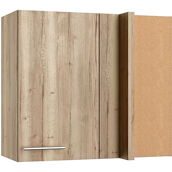 Optifit Küchen-Eckoberschrank Erik290 80/45 x 70,4 x 34,9 cm Wildeiche günstig online kaufen