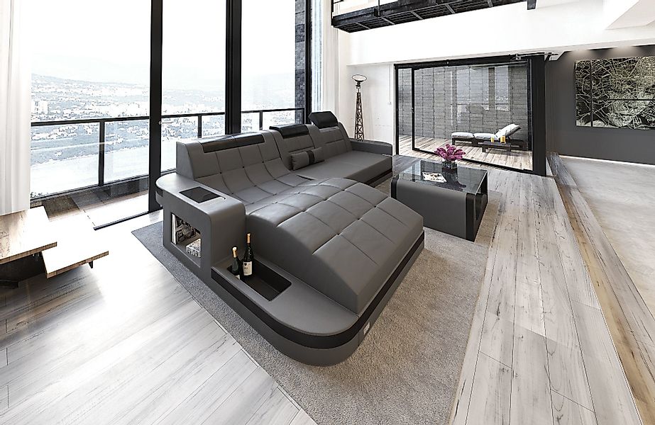 Sofa Dreams Ecksofa Sofa Leder Ledercouch günstig online kaufen