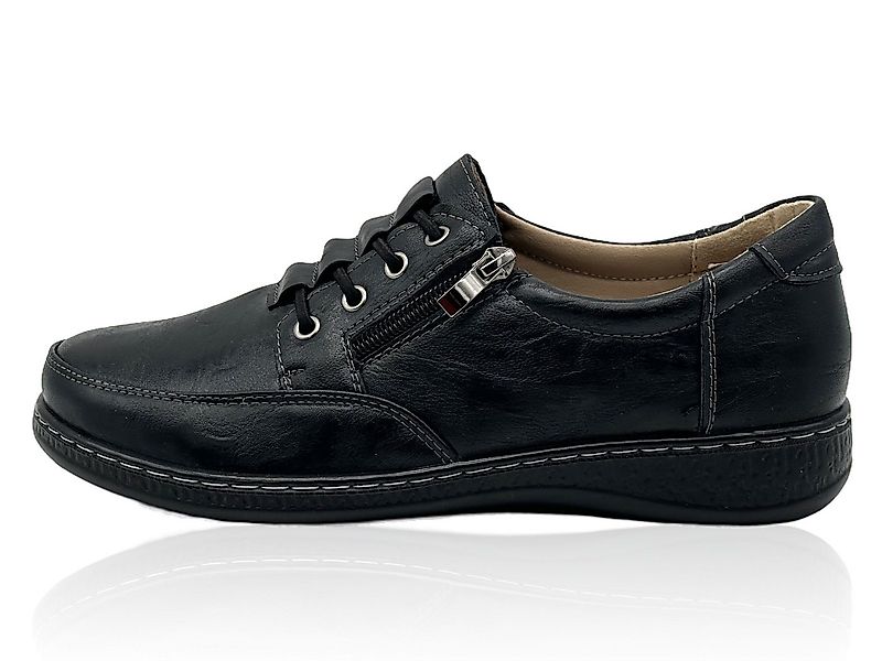 Nowaland Bequeme Slip-on Damen-Halbschuhe mit seitlichem Reißverschluss Sli günstig online kaufen