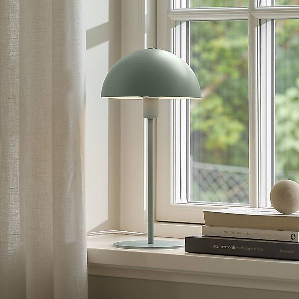 Tischleuchte Ellen 20, staubgrün, Metall, E14-Fassung günstig online kaufen