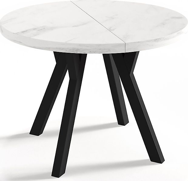 WFL GROUP Esstisch Twixy, Runde Loft günstig online kaufen